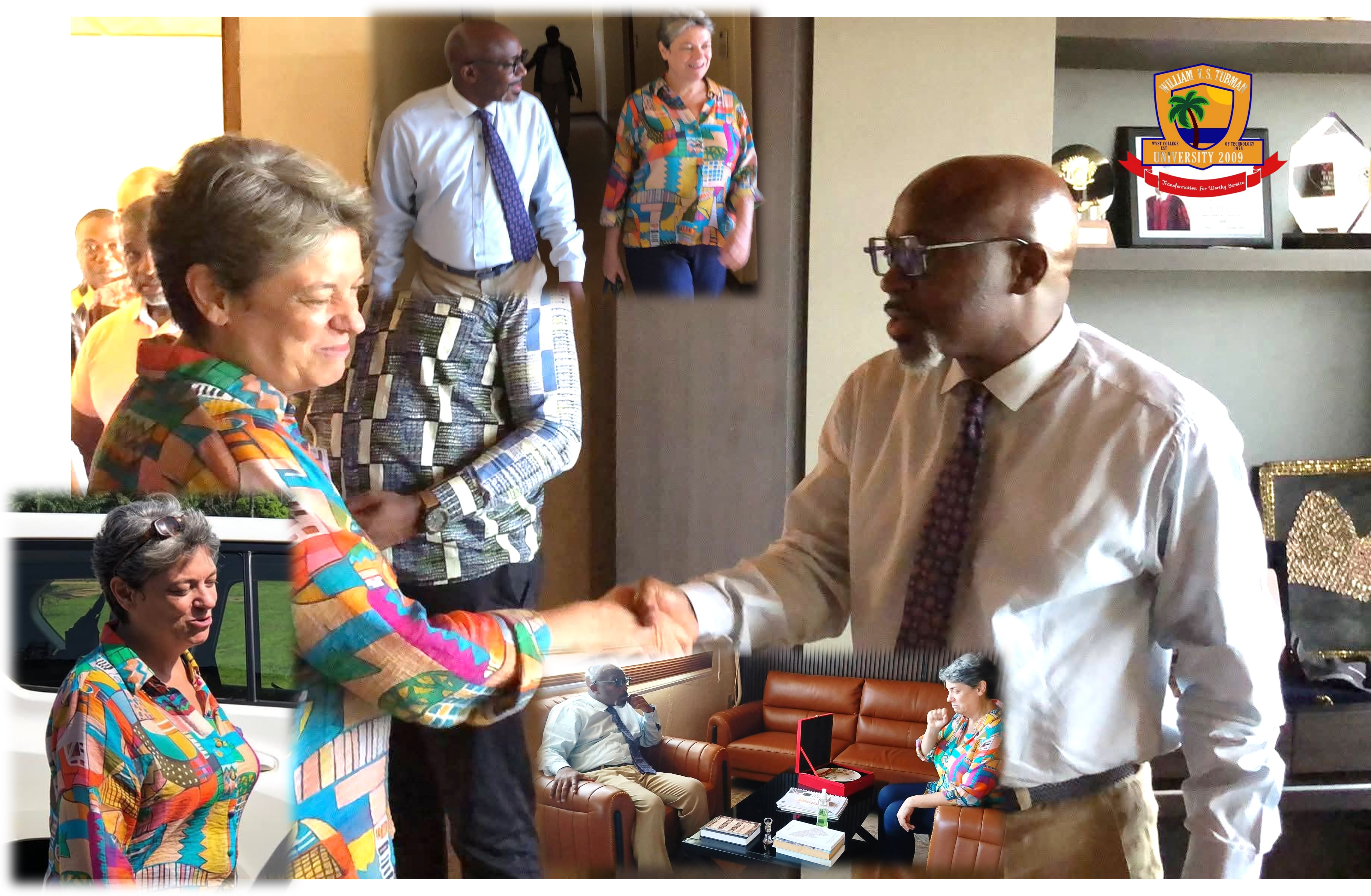 Tubman University Receives French Ambassador on Official Visit